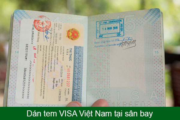 Biểu phí và quy trình dán tem Visa Việt Nam tại sân bay