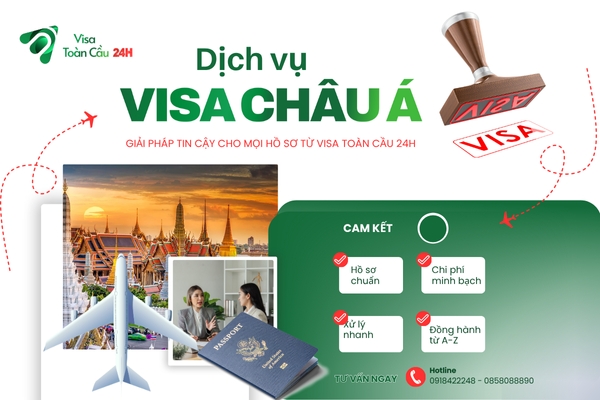 Dịch Vụ Visa Châu Á Tại Gia Lai – Xử Lý Hồ Sơ Nhanh, Uy Tín