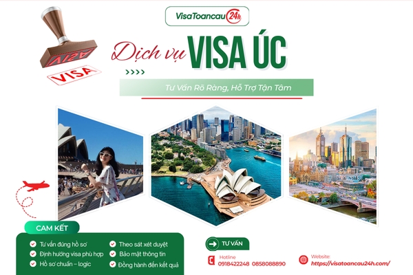 Dịch Vụ Visa Úc Uy Tín - Tư Vấn Rõ Ràng, Hỗ Trợ Tận Tâm