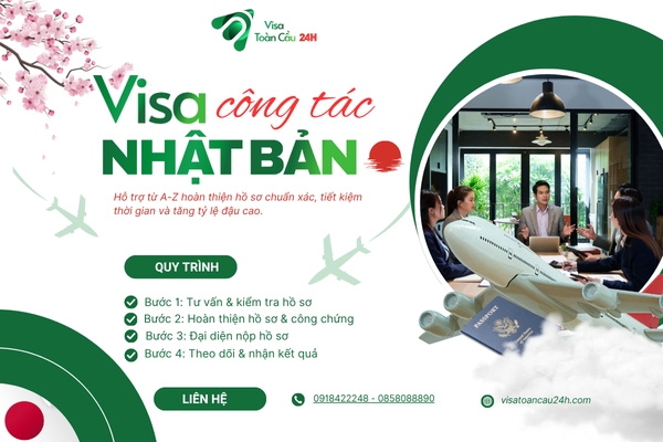 Visa Công Tác Nhật Bản Tại Gia Lai – Thủ Tục, Giấy Tờ Và Thời Gian Xử Lý